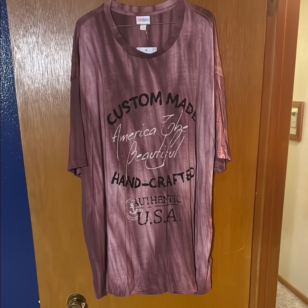LuLaRoe Custom Made Men's Tee - Purple